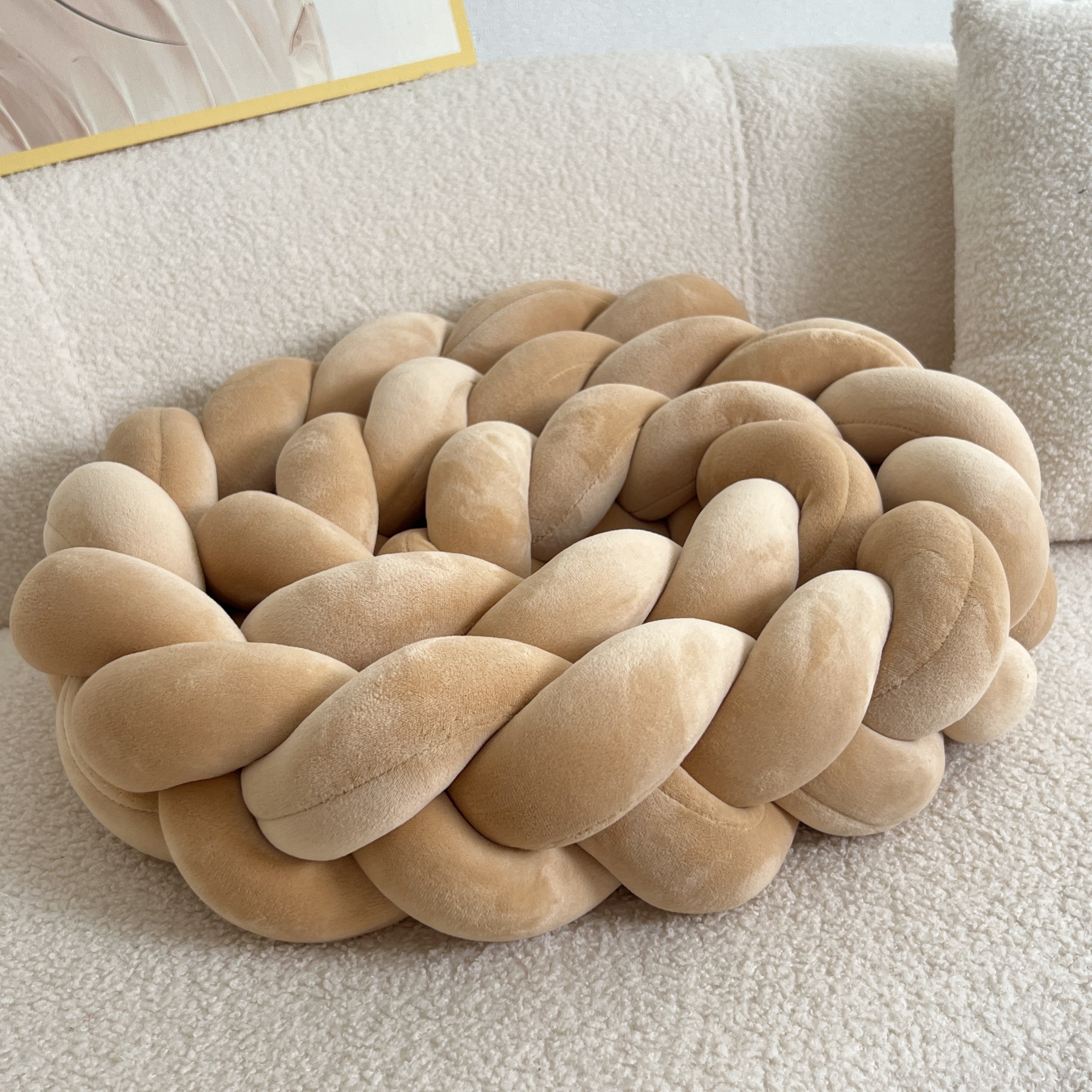 CushionWave - Washable Floor Cushion with Geometric Design for a Contemporary Style