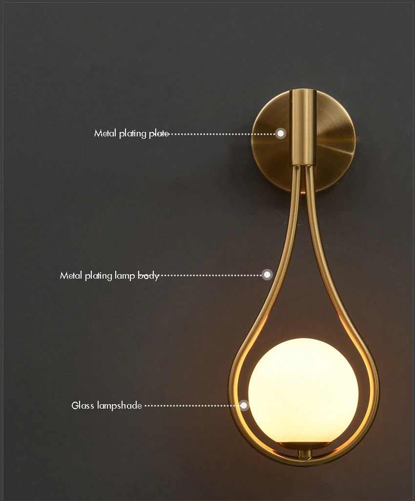 Dråpe Lis Wall Light