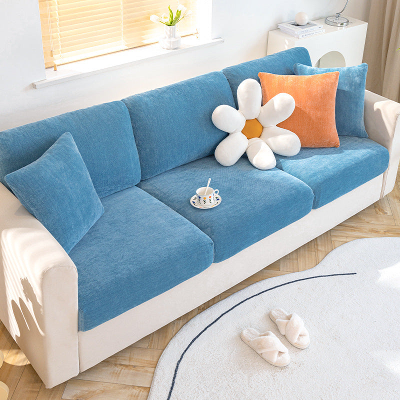 Chenille Sectional Couch Slipcover Sofa Seat Cushion Cover