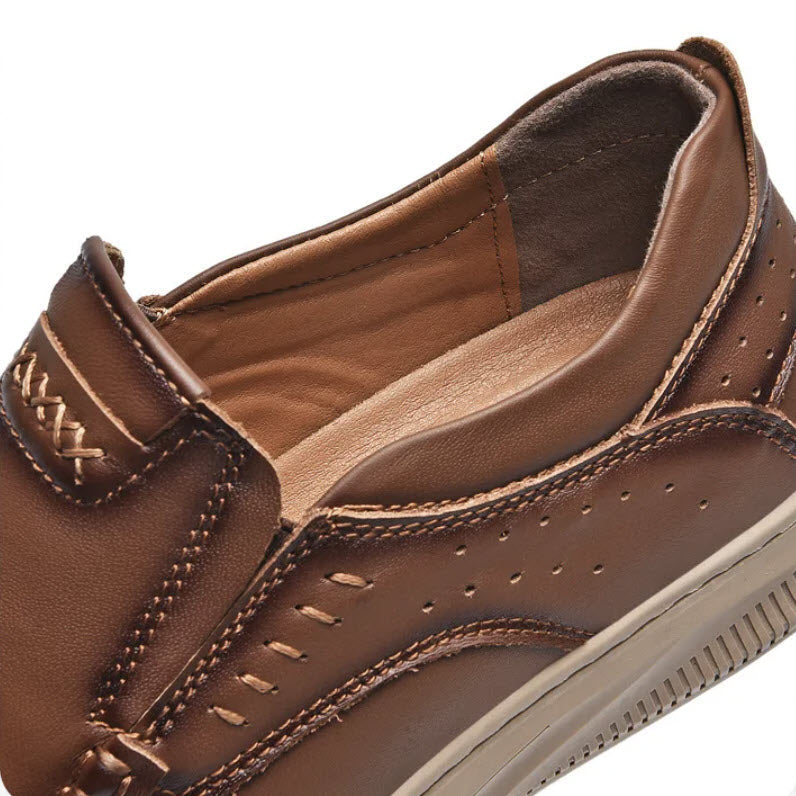 Carlo™ Genuine Cowhide Leather Shoes: Ultra Comfortable & Breathable