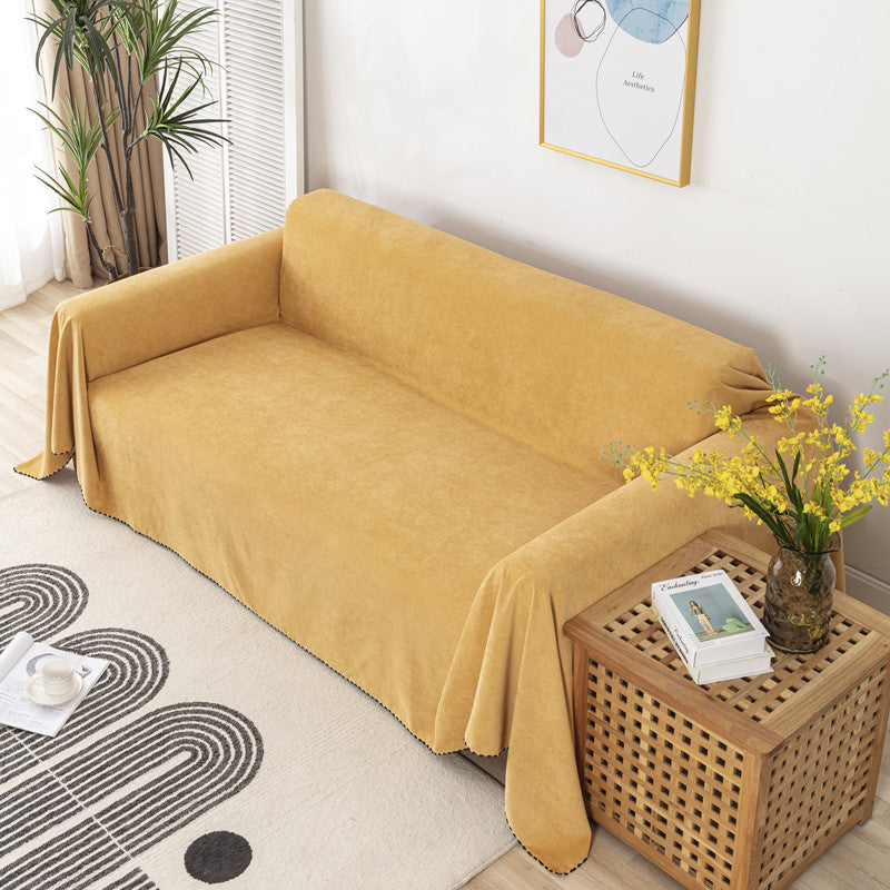 Corduroy Solid Color Waterproof Sofa/Couch Cover