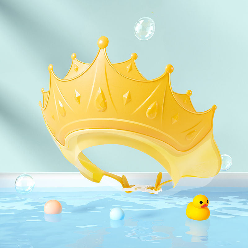 Shampoo Crown Cap™ - No more tears in the bath - Bath cap for kids