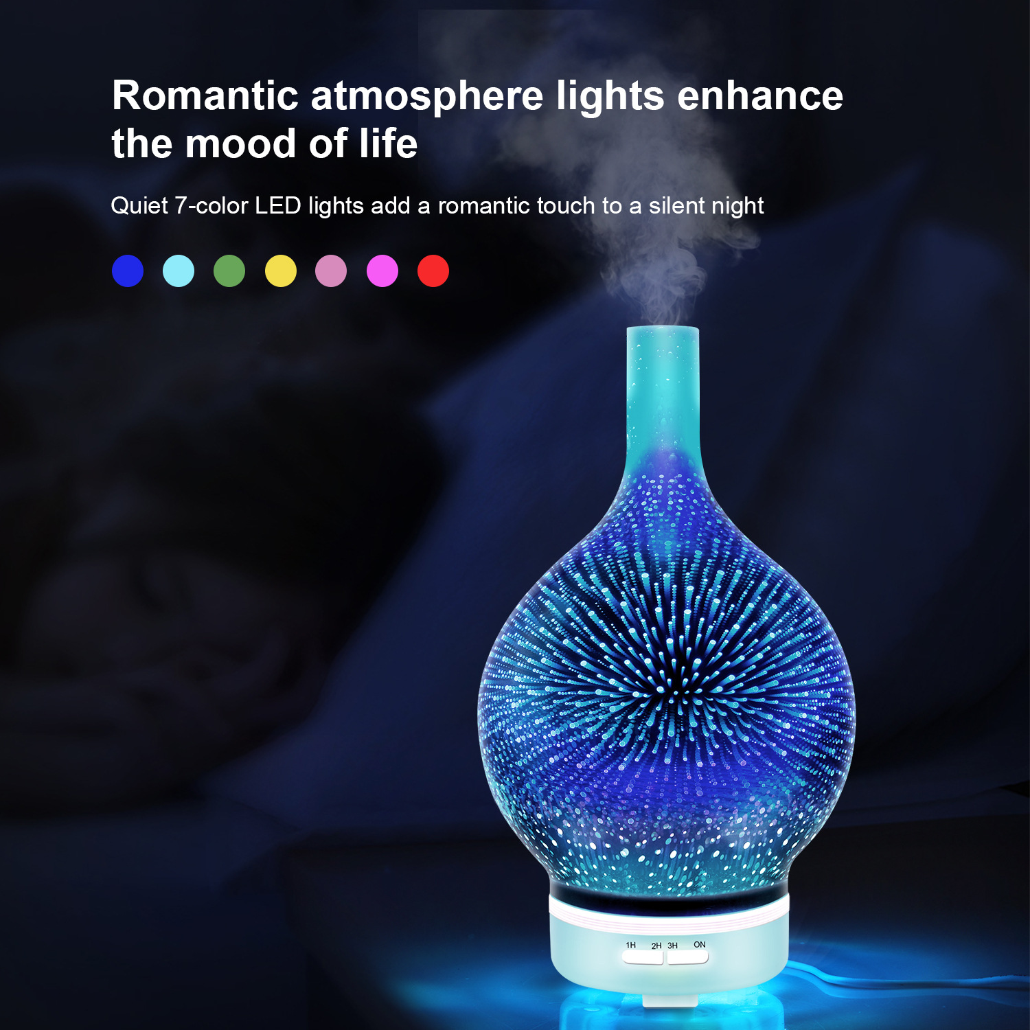 3D Glass Oil Aroma Diffuser