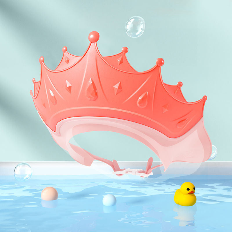 Shampoo Crown Cap™ - No more tears in the bath - Bath cap for kids