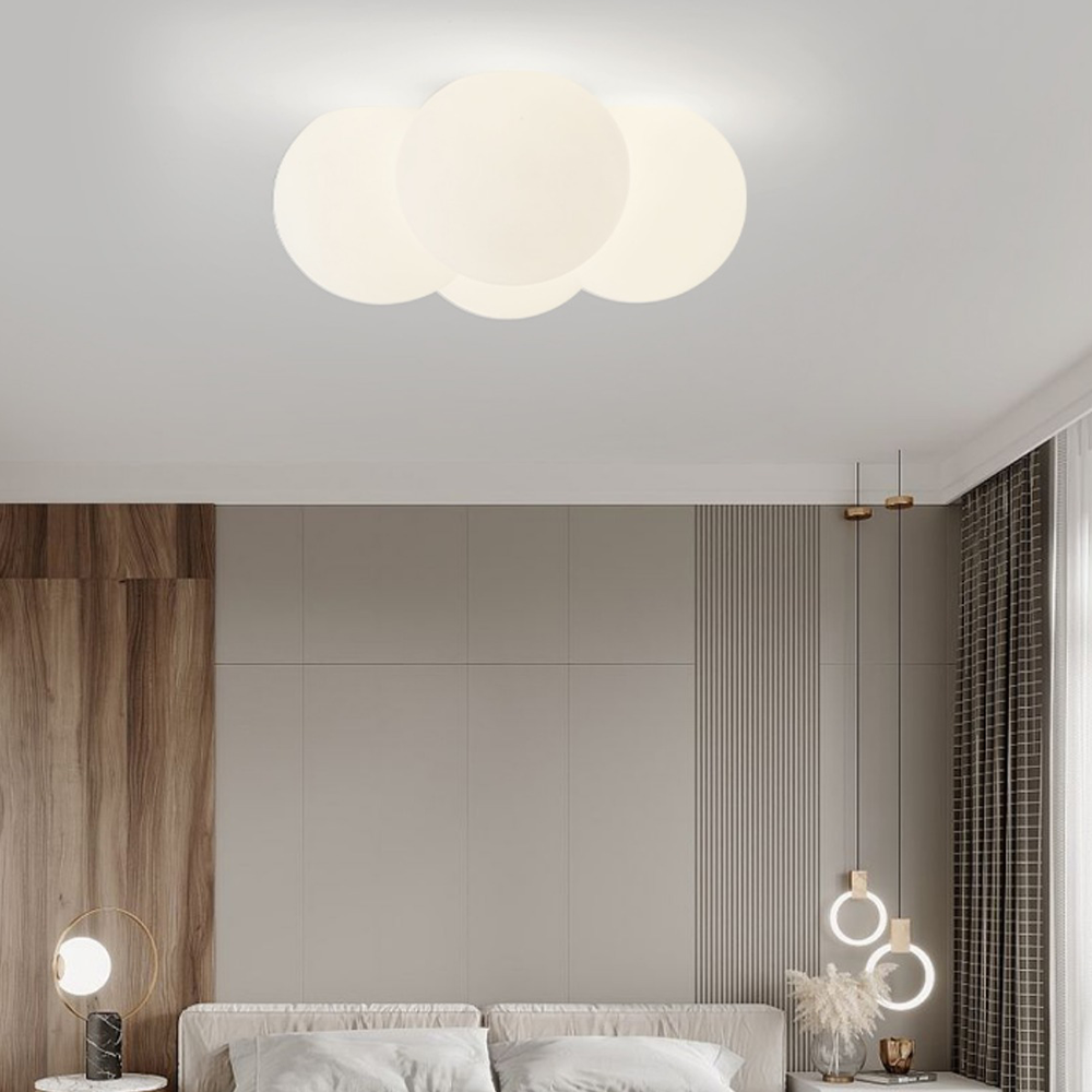 White Cloud Bubbles Ceiling Light - Modern LED Fixture for Living Room, Bedroom, Hallway