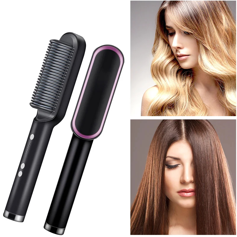 StyloHeat - Professional Straightening Heated Brush