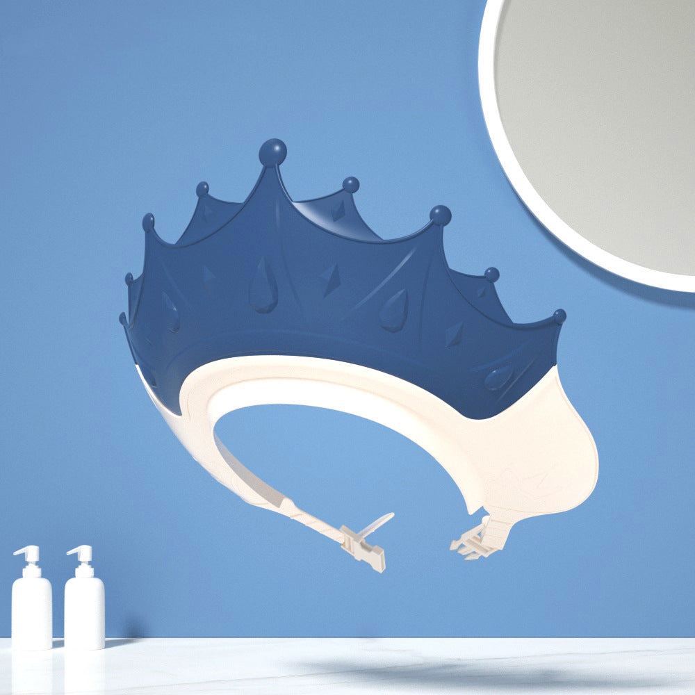 Shampoo Crown Cap™ - No more tears in the bath - Bath cap for kids