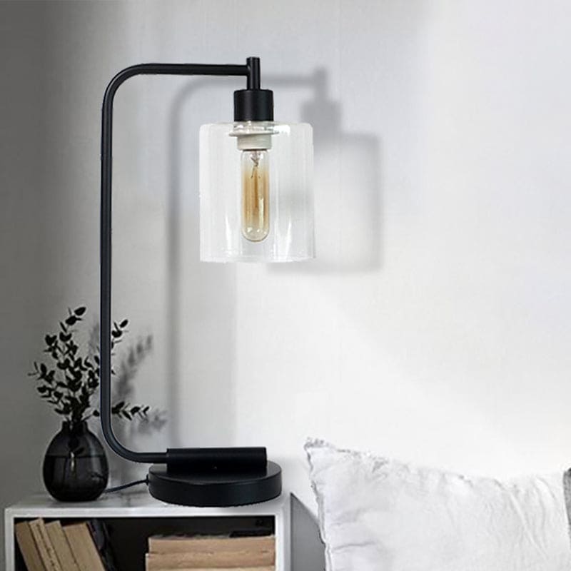 Ambiance - Elegant cylindrical table lamp for a modern design