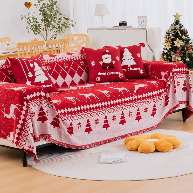 Christmas Sofa Slipcover Couch Cover