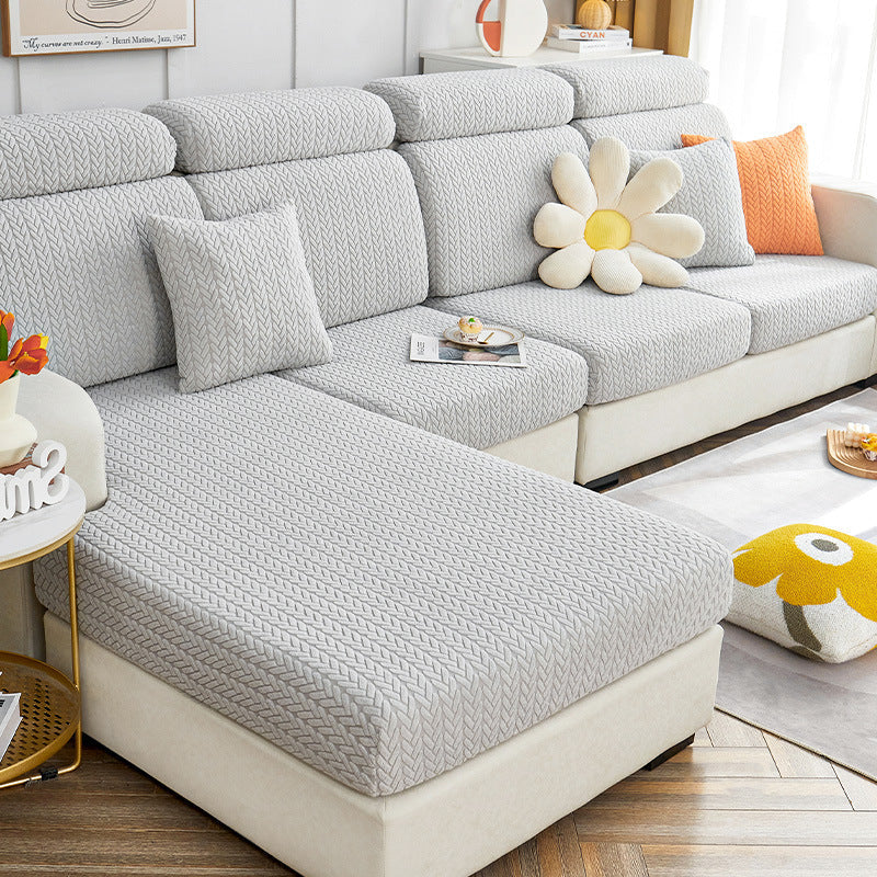 Small Wheat Pattern Sectional Pet Couch Cover