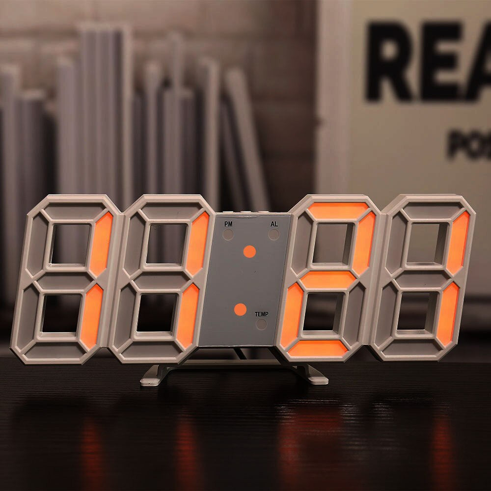 BrightGlow - LED Digital Wall Clock