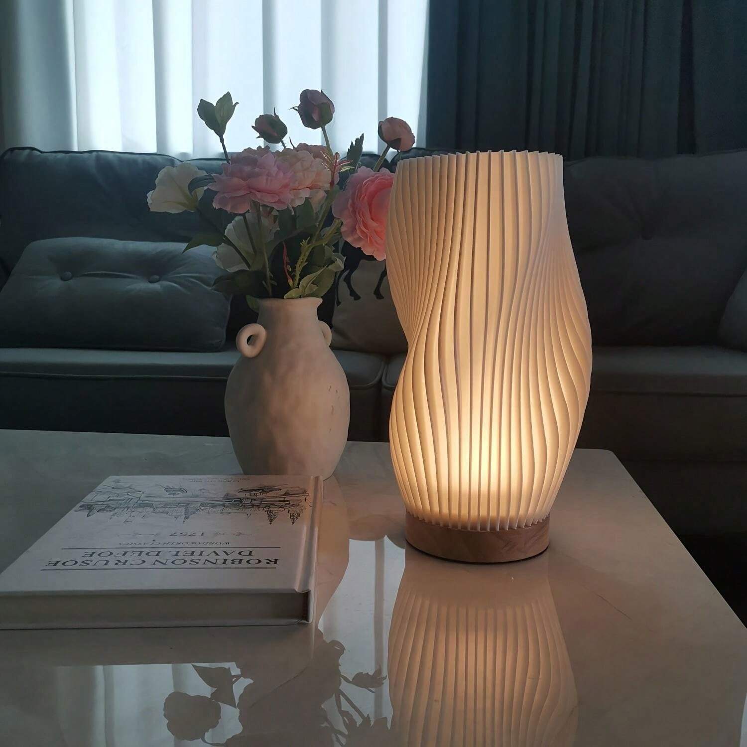 Serene Wavecrest Lamp