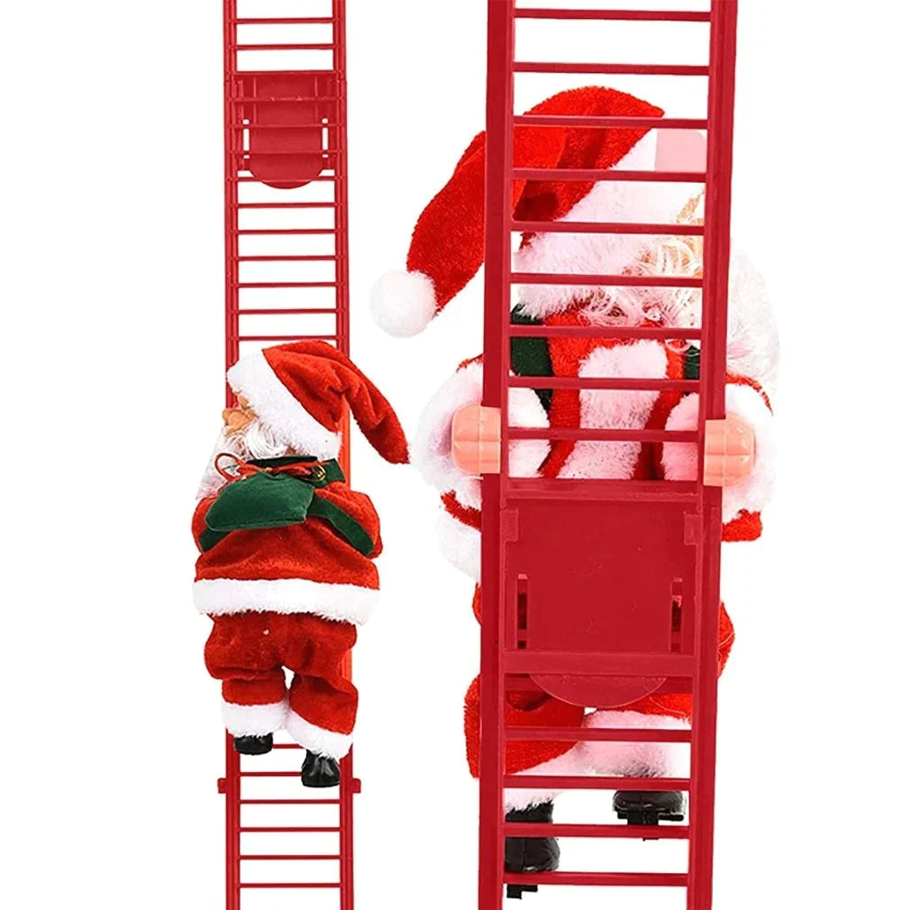 🎅Electric Santa Claus Climbing Ladder with Music