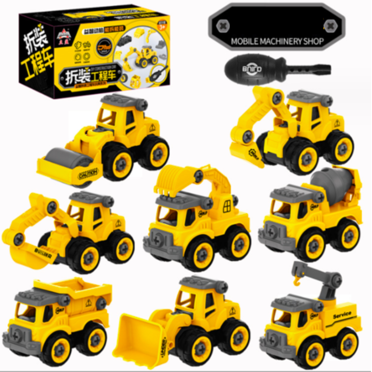 Construction Trucks™ - Engineering and imagination with construction vehicles - DIY construction trucks