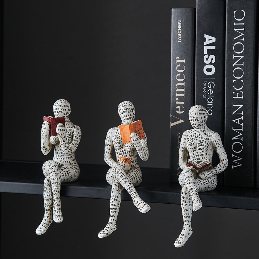 Alphabet Mummy Bookshelf Decor