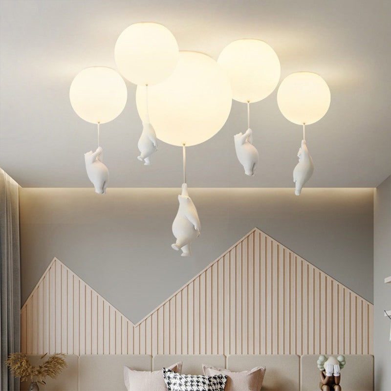 SkyDream Ceiling Lamps Children's Hanging Lamp Bear and Balloon