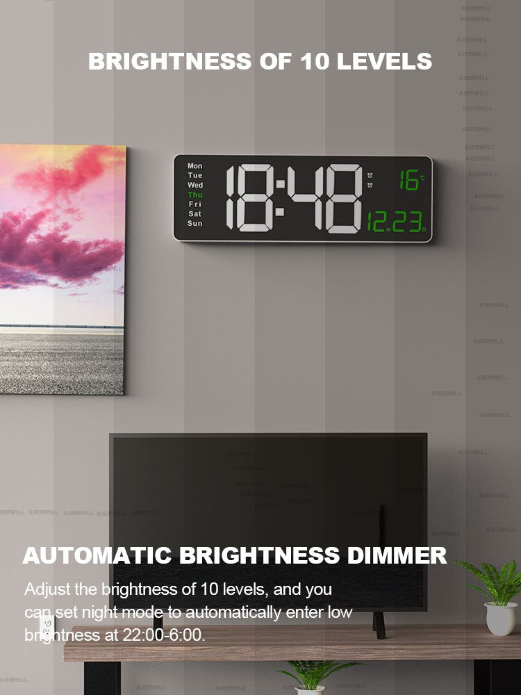 Colorful Acrylic Digital Clock - Bring color to your interior!