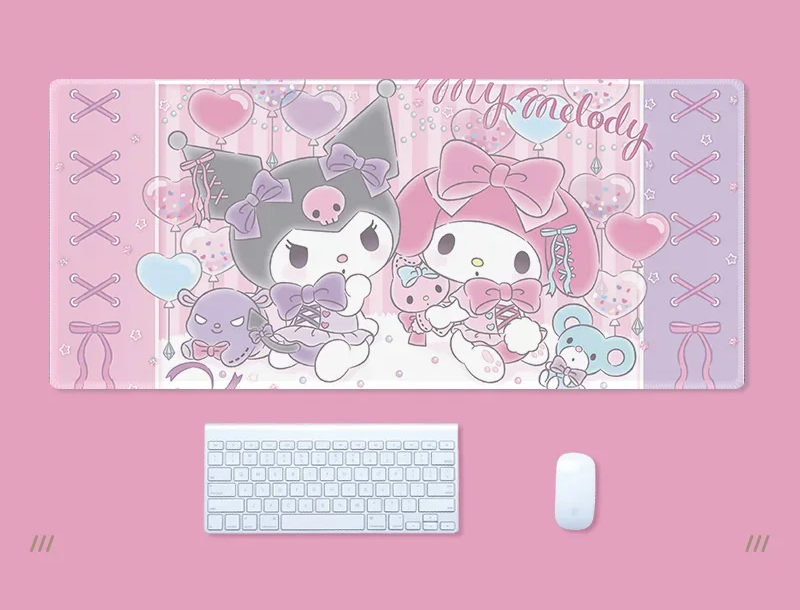 Cinnamoroll Kuromi Deskmat