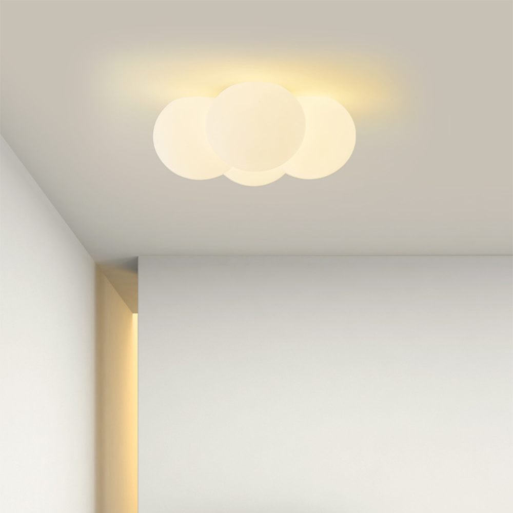 White Cloud Bubbles Ceiling Light - Modern LED Fixture for Living Room, Bedroom, Hallway