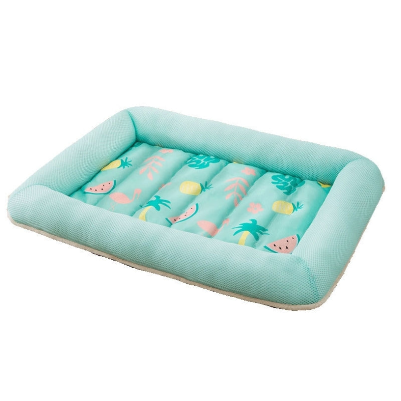 Tropical Summer Dog Cooling Bed