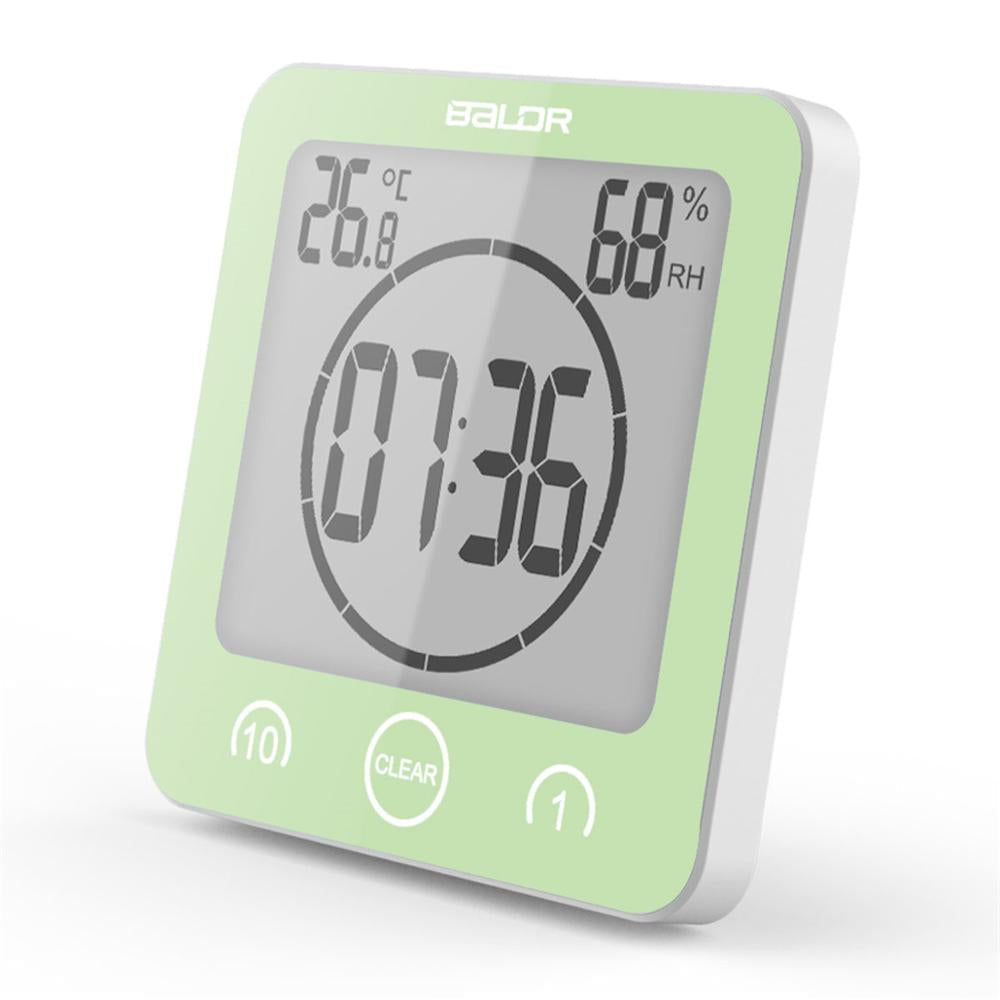 Waterproof Shower Clock - Always on time, even in the bathroom!