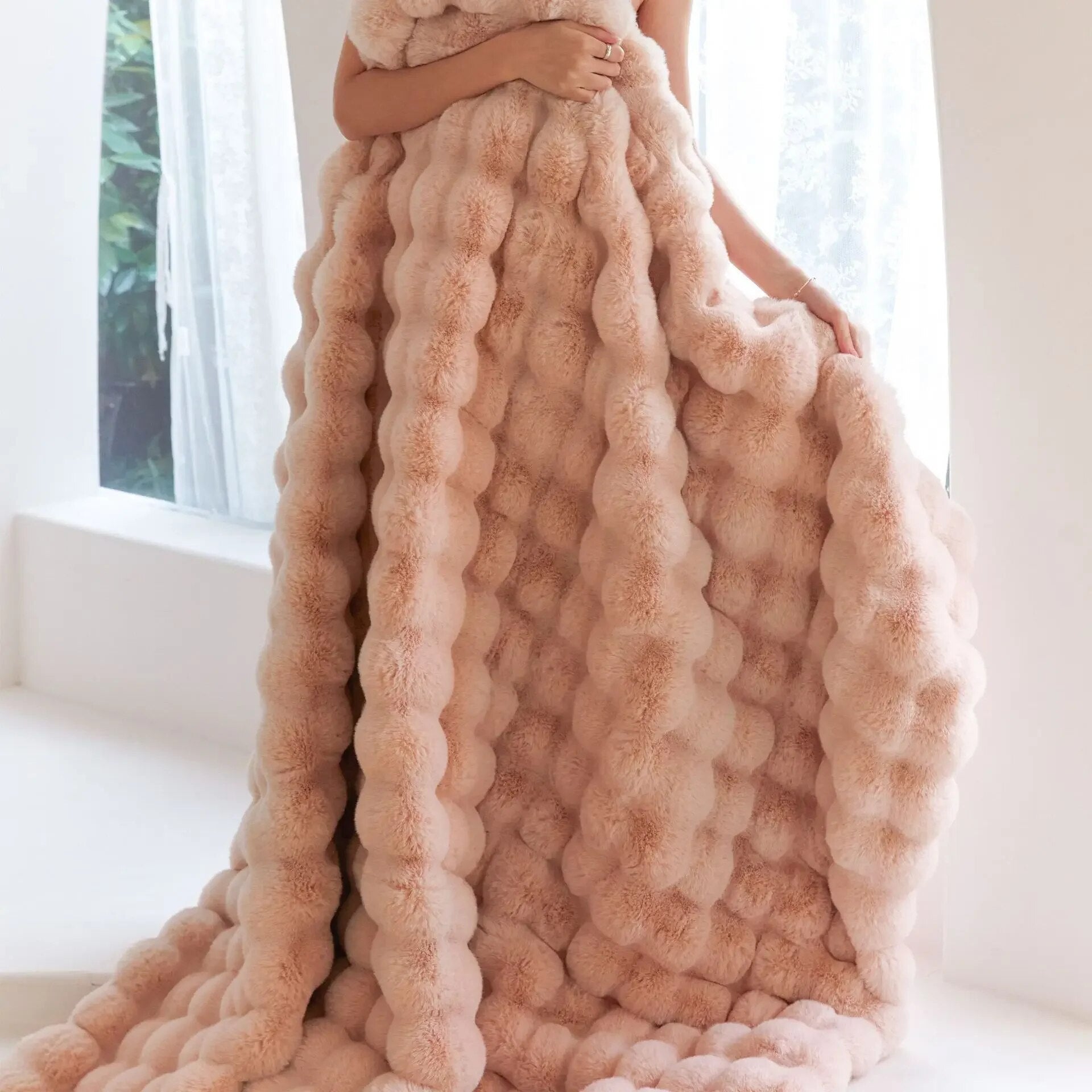 Cuddleblanket - Warm plush wool blanket