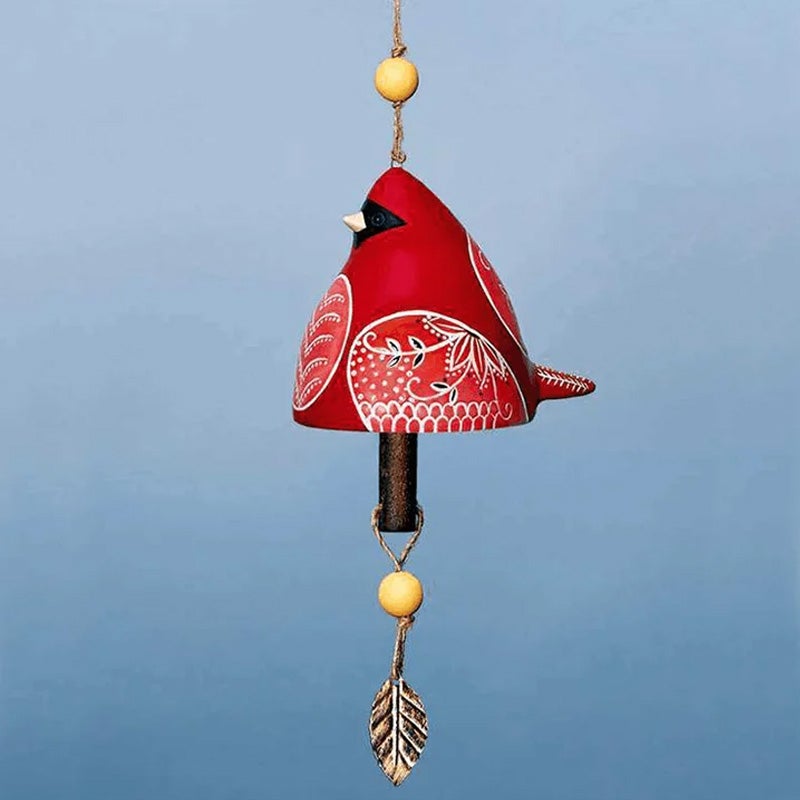 Ceramic Bird Wind Chime Song Bell Garden Yard Home Decoration