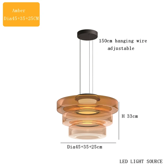 Delphine Glass Pendant Light lamp