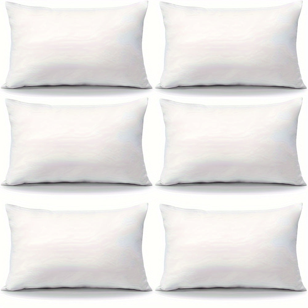 DouceurCoussin - 6 White Cushions for Lasting Comfort