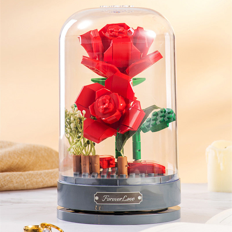 DIY Lego Rose with Music Box