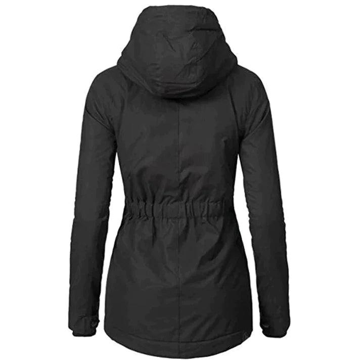 Stavanger- Lined winter coat/jacket with hood waterproof women