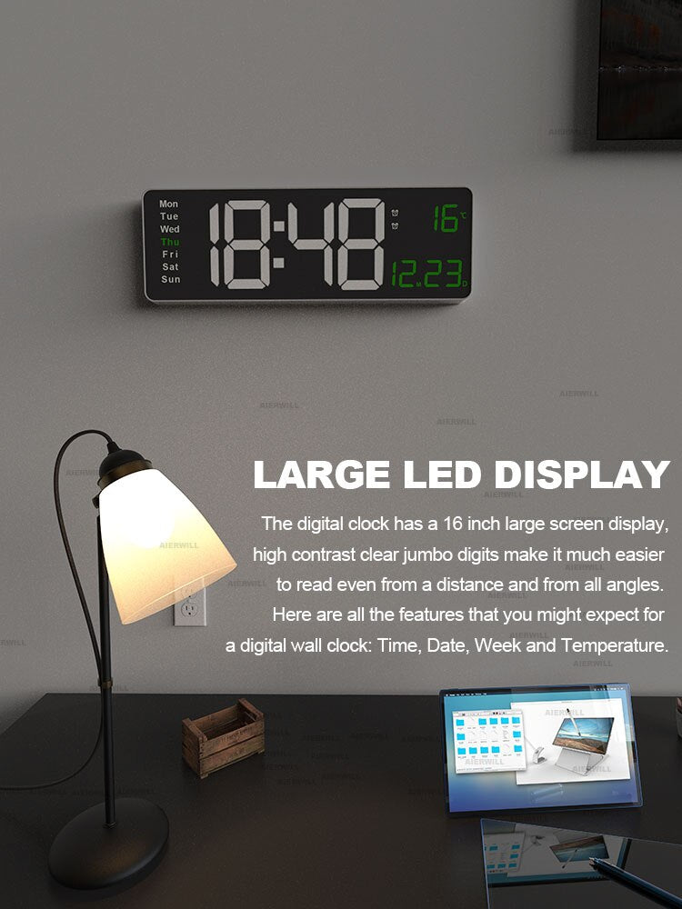 Colorful Acrylic Digital Clock - Bring color to your interior!