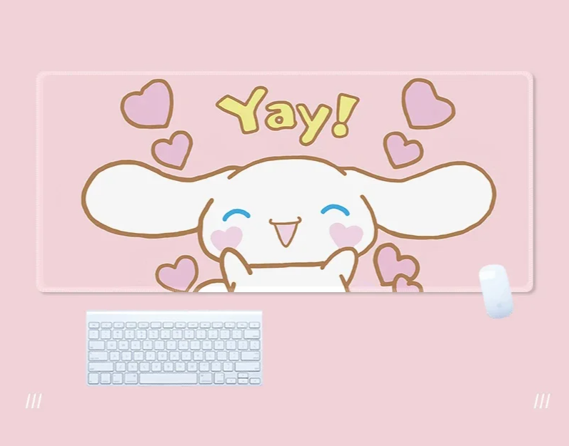 Cinnamoroll Kuromi Deskmat