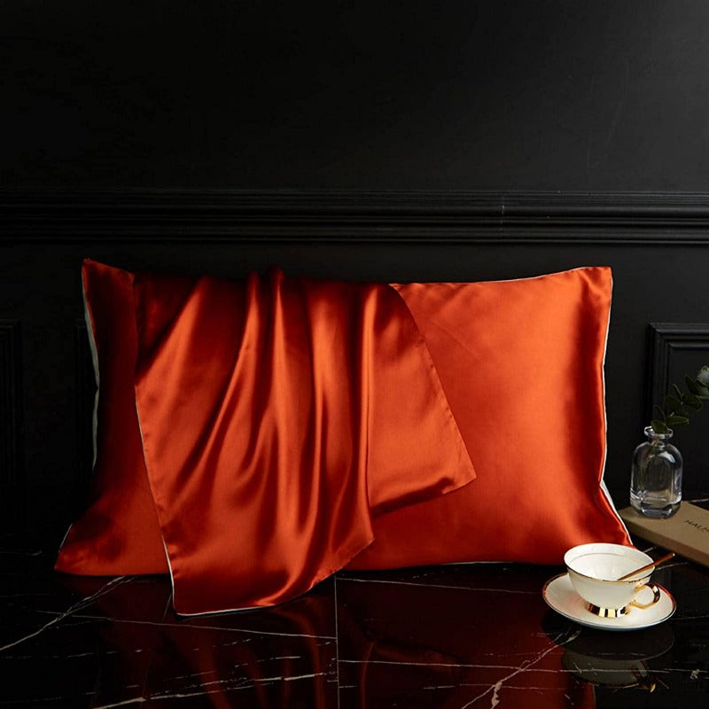 Vibrant Luxury Pure Mulberry Silk & Tencel Pillowcases