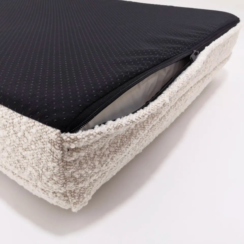 Comfy Boucle Memory Foam Dog Bed