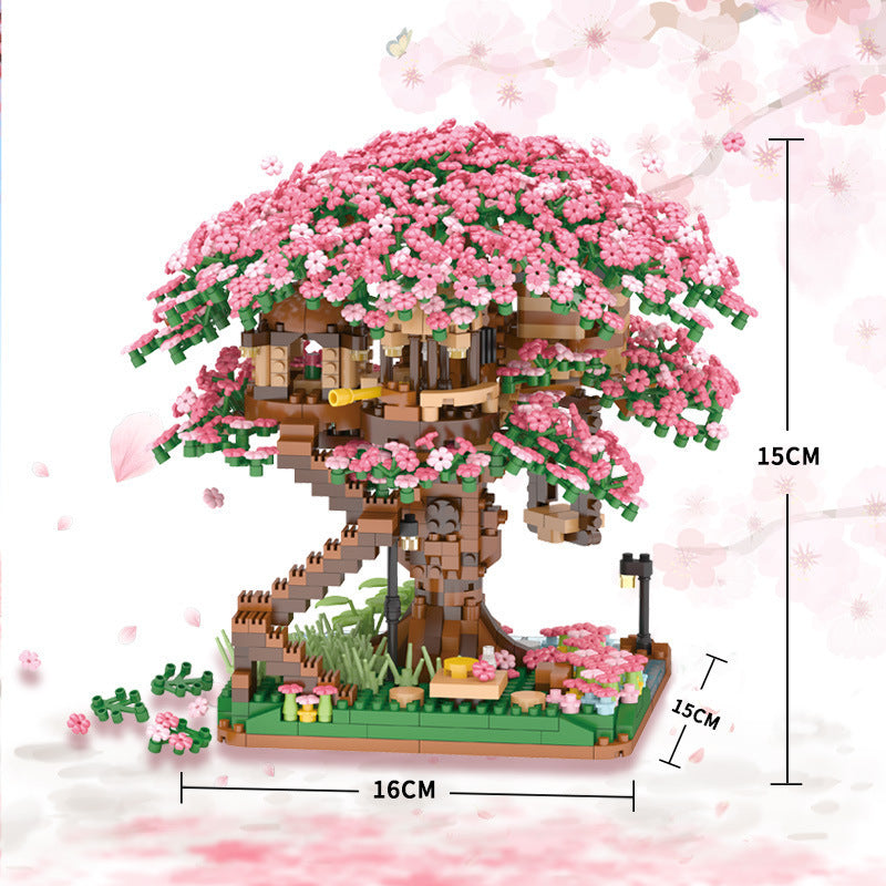 Cherry Blossom Building Blocks Decor