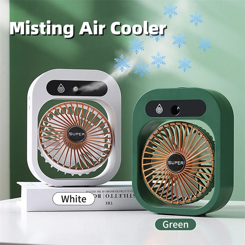 AquaFlow™ -  a portable misting air conditioner fan