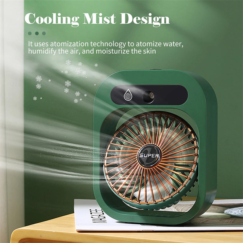 AquaFlow™ -  a portable misting air conditioner fan