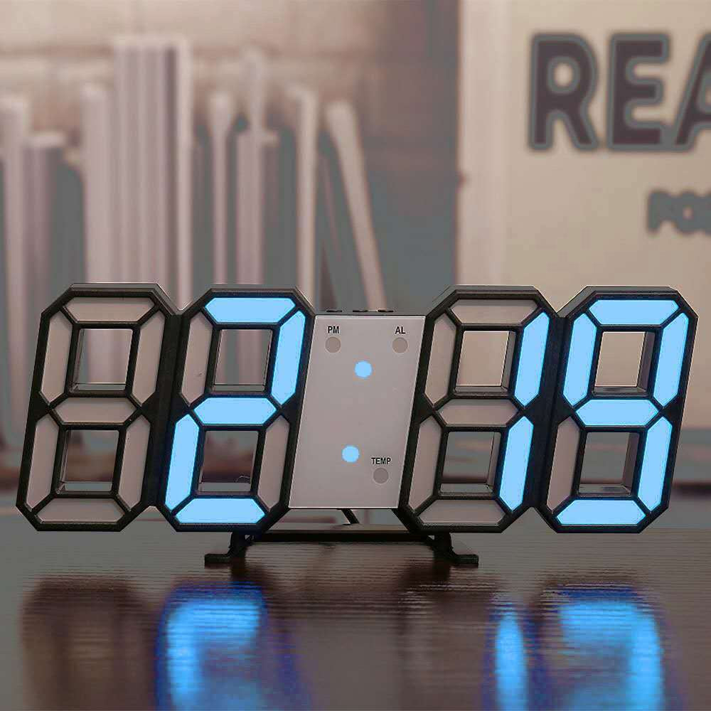 BrightGlow - LED Digital Wall Clock