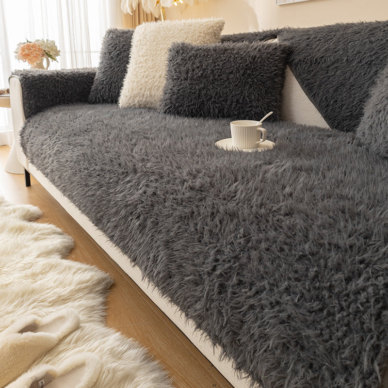 Cozy Plush Thickened Non-slip Sofa/Couch Cover