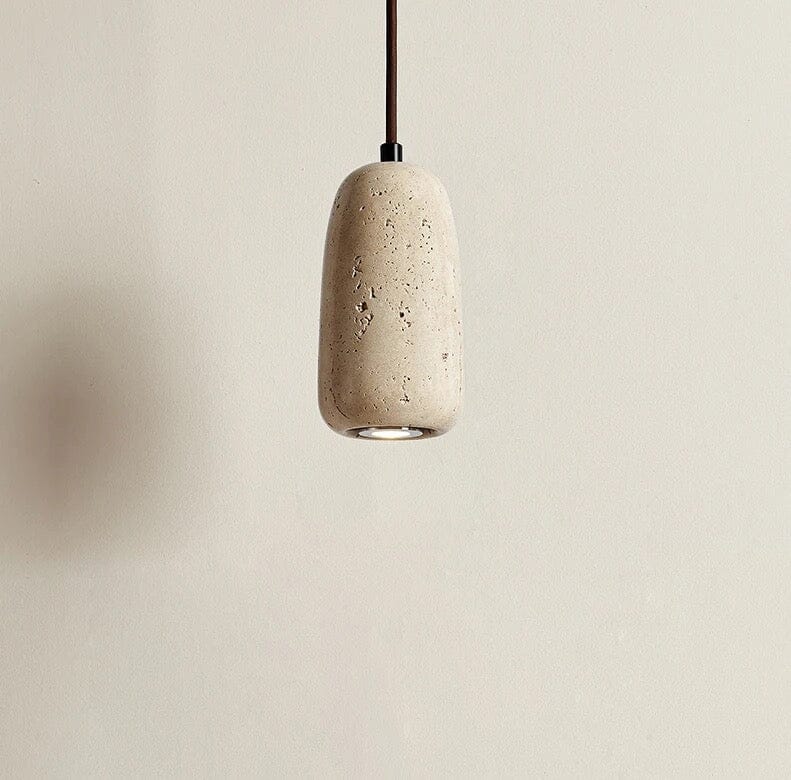 Travertine Wabi Pendants