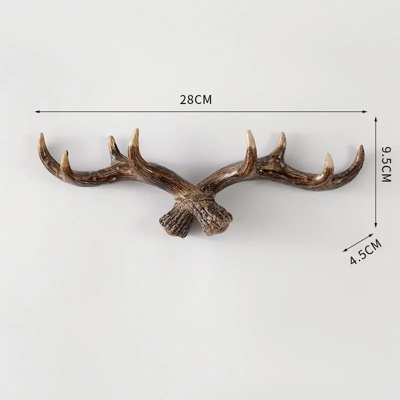 Antler coat rack - Rural - Attractive coat rack/decor - Deer antlers - Corridor