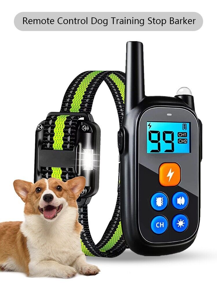 Anti-bark Electric Shock Pet Dog Training E-collar Obedience Remote