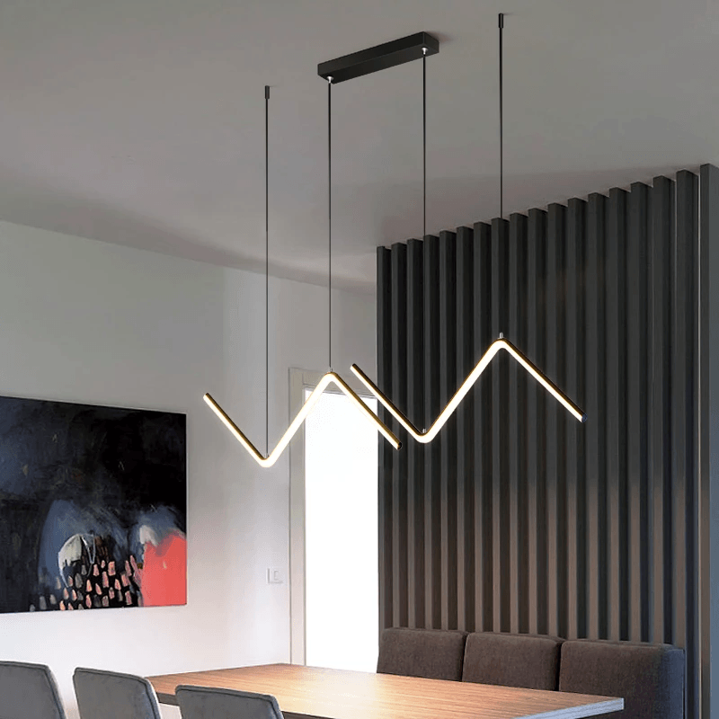 Wave Shaped Pendant Light