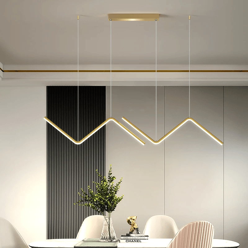 Wave Shaped Pendant Light