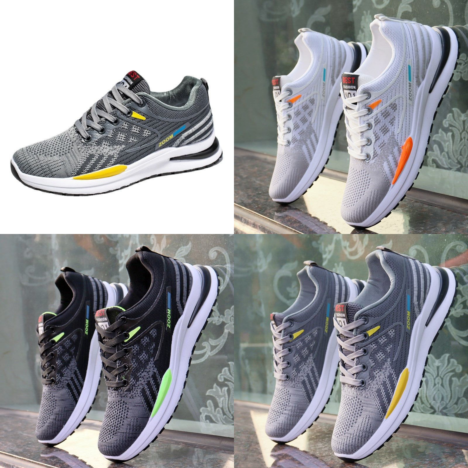 Adam Breathable Mesh Sneakers for Men