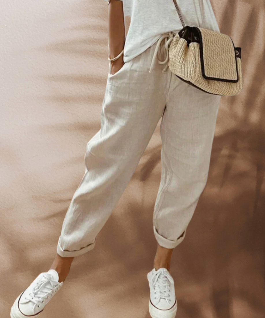 BIBI - Casual and stylish linen trousers/pants