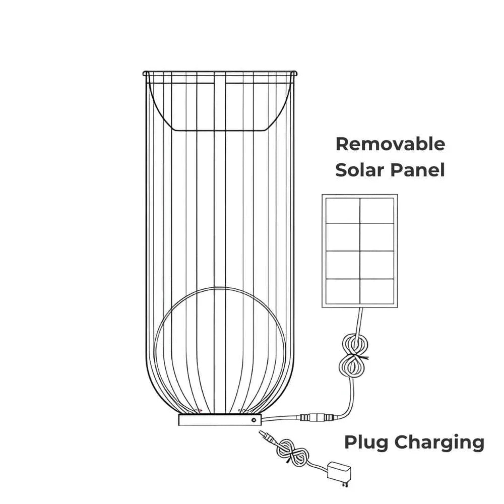 Solar Flower Stand Light - Elegant Solar-Powered Outdoor Lighting, Weatherproof Garden Decor