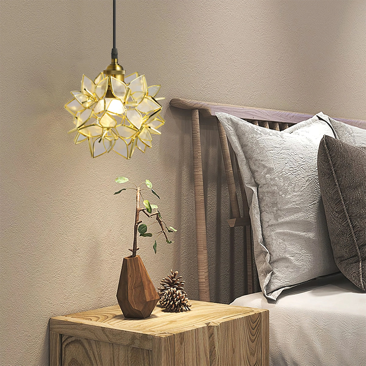 Capiz pendant light lamp