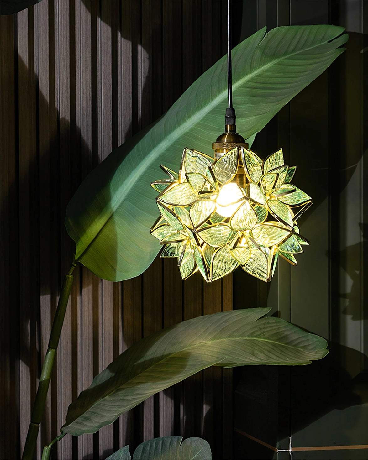 Capiz pendant light lamp